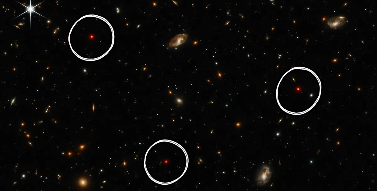 Rare Rode Lichten in de Ruimte: Nieuwe Bevindingen van de James-Webb Telescoop