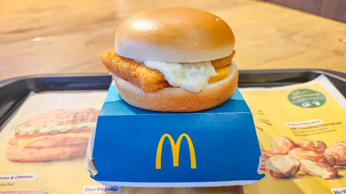 McDonald's versus kaas: de perfecte balans in de `Filet-o-Fish`