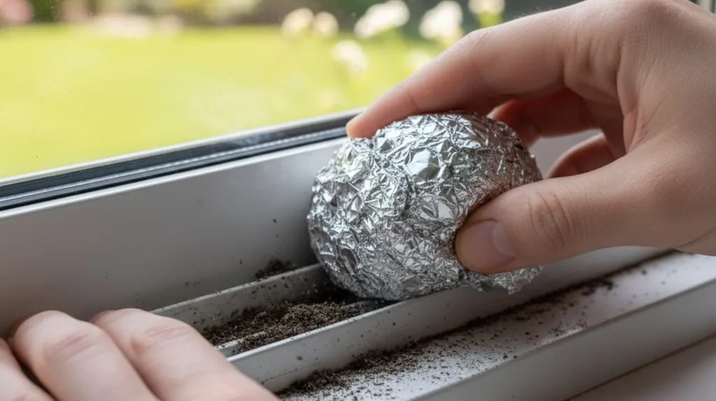 Slimme huistruc: aluminiumfolie voor glanzende vensterrails